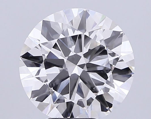 Lab-Grown Round Diamond - 7.02 Carats, E Color, VVS2 Clarity - Certified by IGI - Report Number: LG709538971