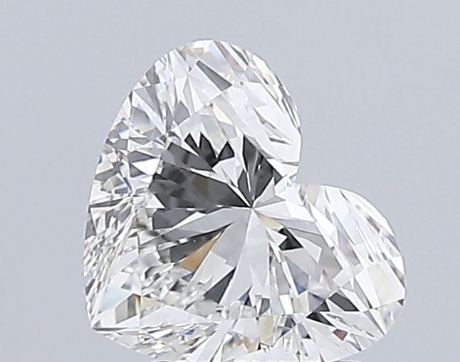 Lab-Grown Heart Diamond - 2.5 Carats, F Color, VS1 Clarity - Certified by IGI - Report Number: LG674552828