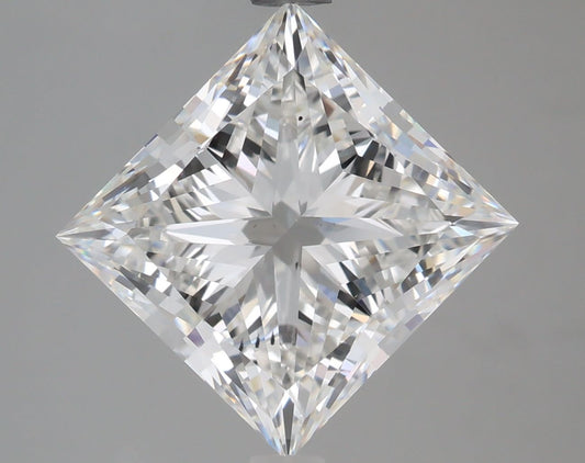 Lab-Grown Princess Diamond - 5.02 Carats, F Color, VS2 Clarity - Certified by IGI - Report Number: LG652436832
