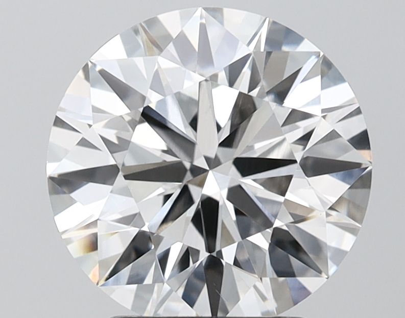 Lab-Grown Round Diamond - 3.0 Carats, F Color, VS1 Clarity - Certified by IGI - Report Number: LG683570828