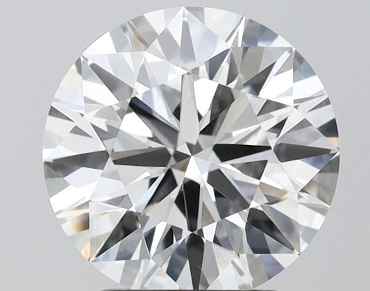 Lab-Grown Round Diamond - 3.0 Carats, F Color, VS1 Clarity - Certified by IGI - Report Number: LG683570828