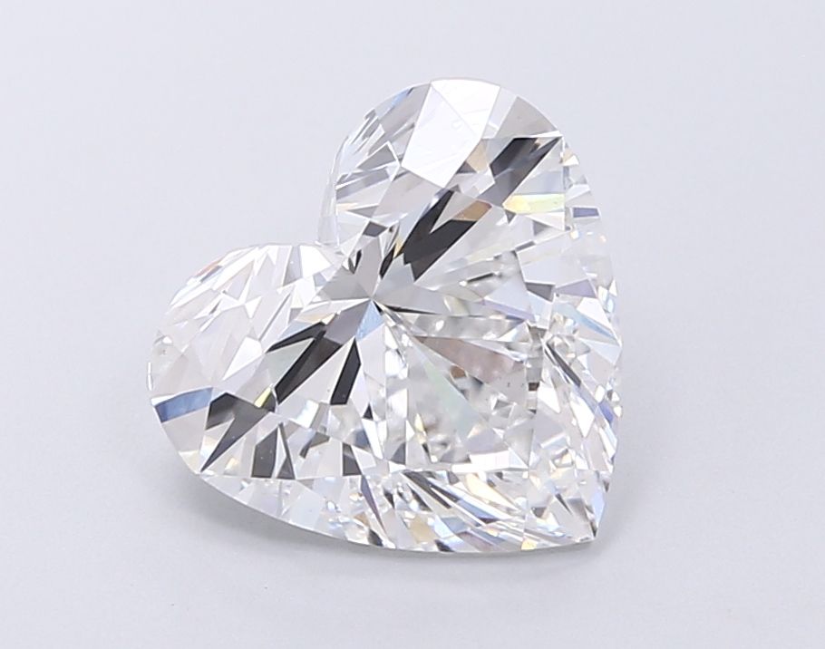 Lab-Grown Heart Diamond - 3.51 Carats, E Color, VS1 Clarity - Certified by IGI - Report Number: LG665404079