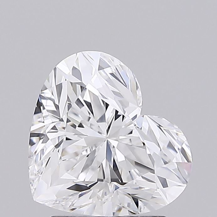 Lab-Grown Heart Diamond - 2.03 Carats, D Color, VVS2 Clarity - Certified by IGI - Report Number: LG696542854