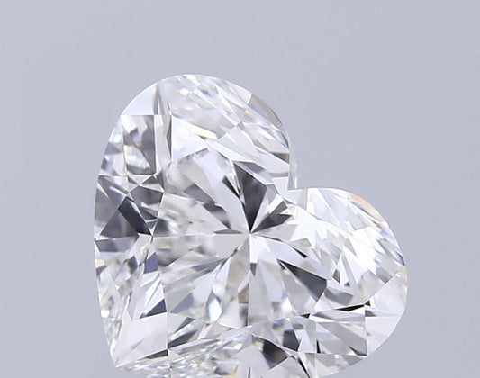 Lab-Grown Heart Diamond - 5.08 Carats, F Color, VVS2 Clarity - Certified by IGI - Report Number: LG671483405