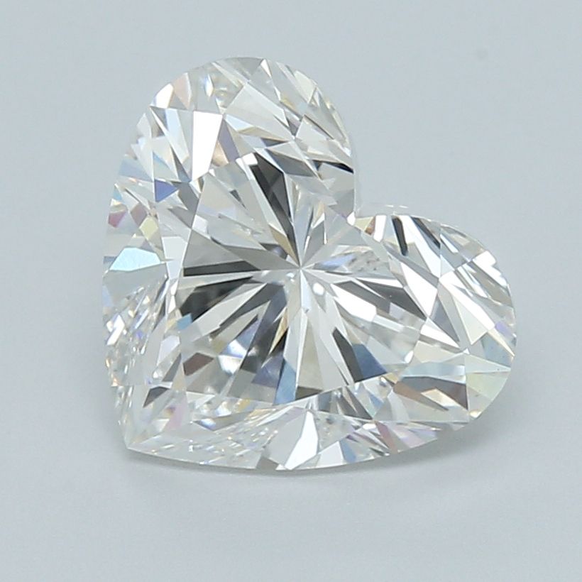 Lab-Grown Heart Diamond - 5.03 Carats, F Color, VVS2 Clarity - Certified by IGI - Report Number: LG665441364