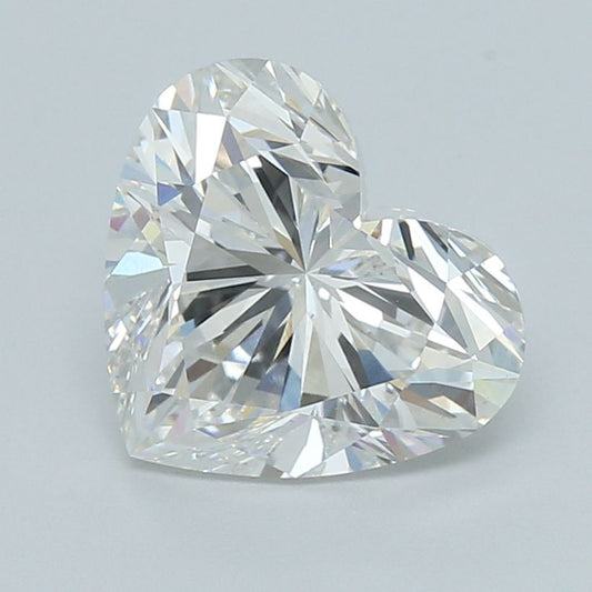 Lab-Grown Heart Diamond - 5.03 Carats, F Color, VVS2 Clarity - Certified by IGI - Report Number: LG665441364