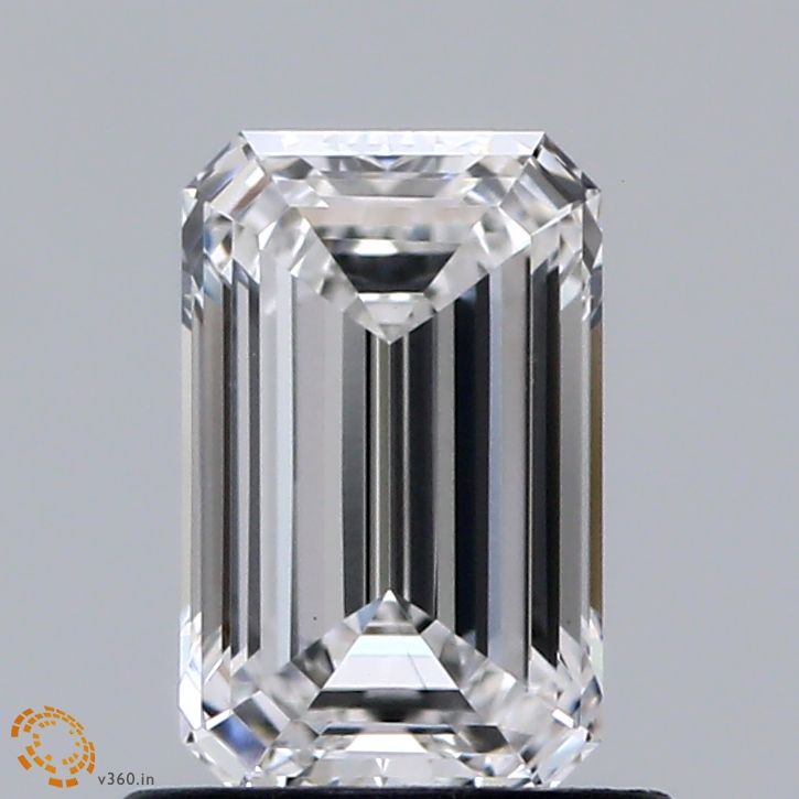Lab-Grown Emerald Diamond - 0.95 Carats, E Color, VVS2 Clarity - Certified by IGI - Report Number: LG662483233