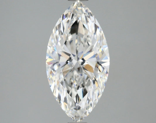 Lab-Grown Marquise Diamond - 1.97 Carats, F Color, VVS2 Clarity - Certified by IGI - Report Number: LG646475145