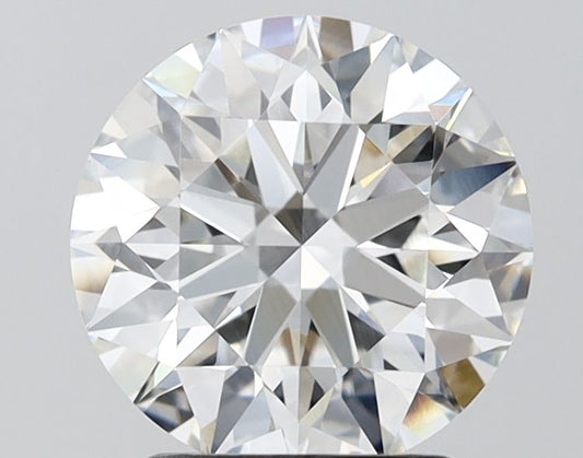 Lab-Grown Round Diamond - 2.54 Carats, F Color, VVS2 Clarity - Certified by IGI - Report Number: LG683570714