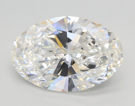 Lab-Grown Oval Diamond - 4.03 Carats, E Color, VS2 Clarity - Certified by IGI - Report Number: LG689569891