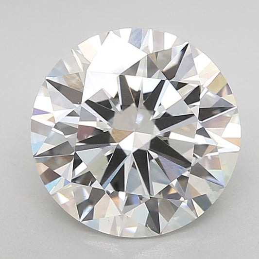 Lab-Grown Round Diamond - 3.51 Carats, F Color, VS2 Clarity - Certified by IGI - Report Number: LG683535961