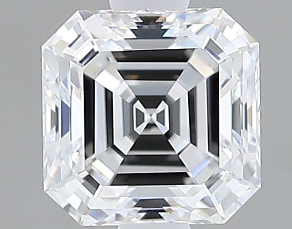 Lab-Grown Asscher Diamond - 1.01 Carats, D Color, VVS2 Clarity - Certified by GIA - Report Number: 7502780559