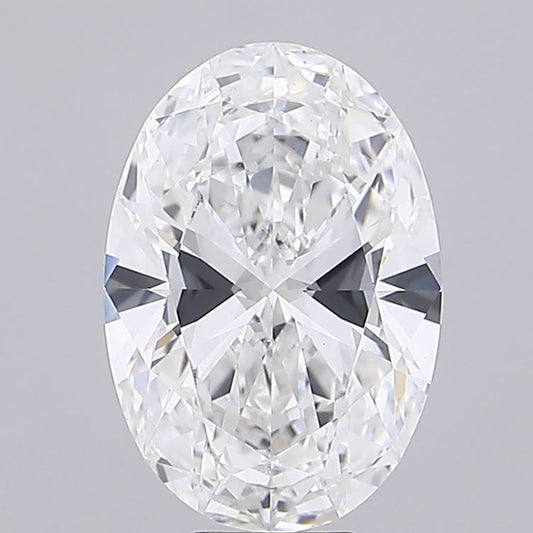 Lab-Grown Oval Diamond - 8.03 Carats, E Color, VS1 Clarity - Certified by IGI - Report Number: LG660474973