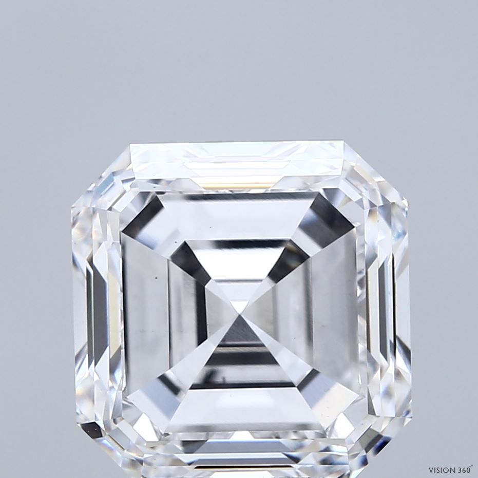 Lab-Grown Asscher Diamond - 7.01 Carats, E Color, VS1 Clarity - Certified by IGI - Report Number: LG704518516