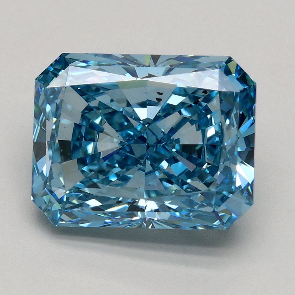 Radiant 2.7ct Fancy Vivid Blue VS2 - Cut • IGI • LG508114321