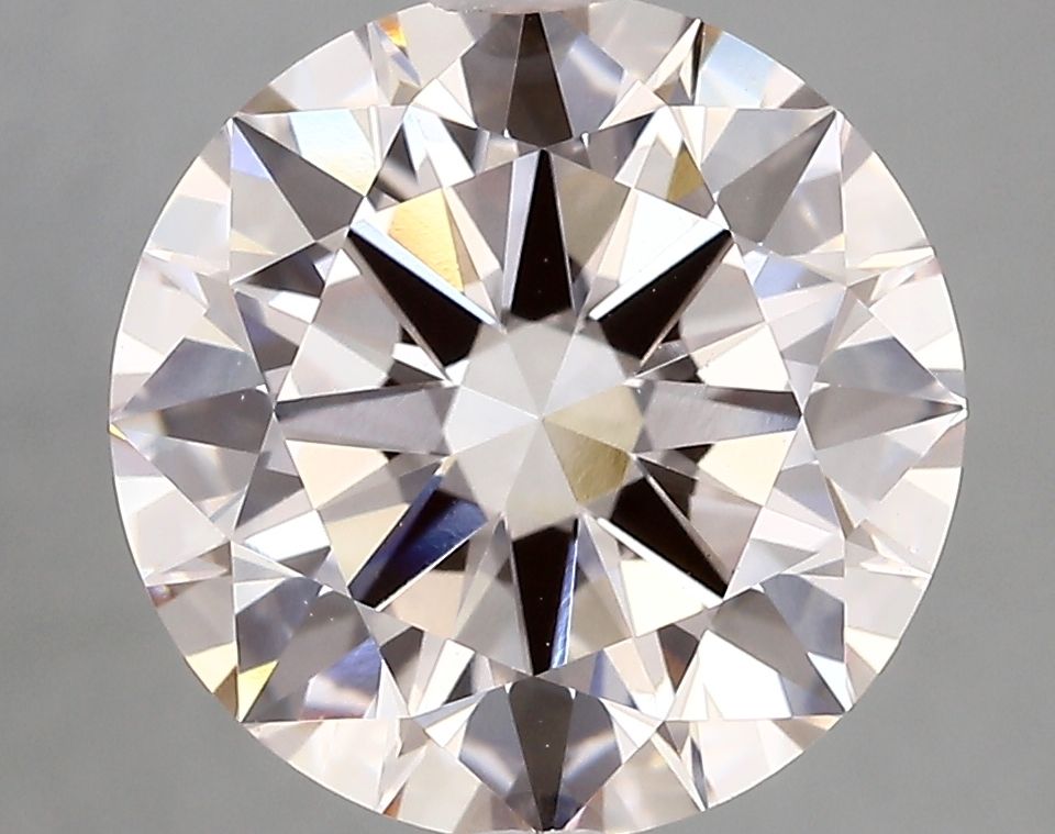 Lab-Grown Round Diamond - 5.06 Carats, Fancy Pink Color, VS1 Clarity - Certified by IGI - Report Number: LG669450380