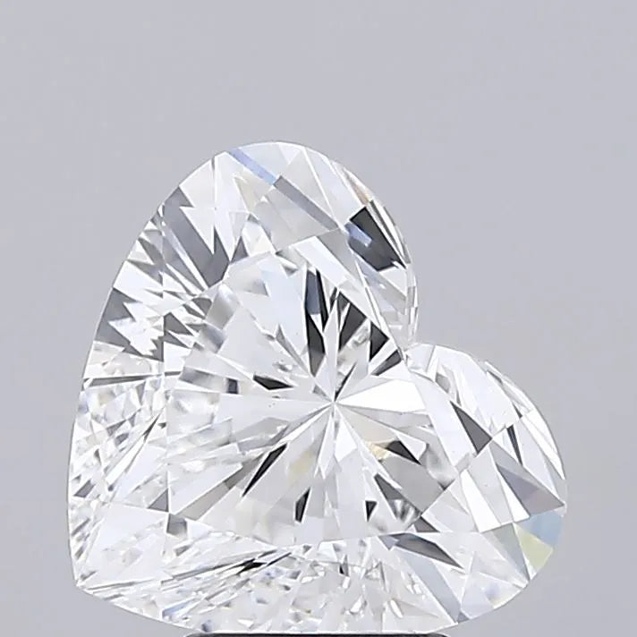 4.53ct Heart Lab Grown Diamond (Colour E, Clarity VVS2, IGI Certified)