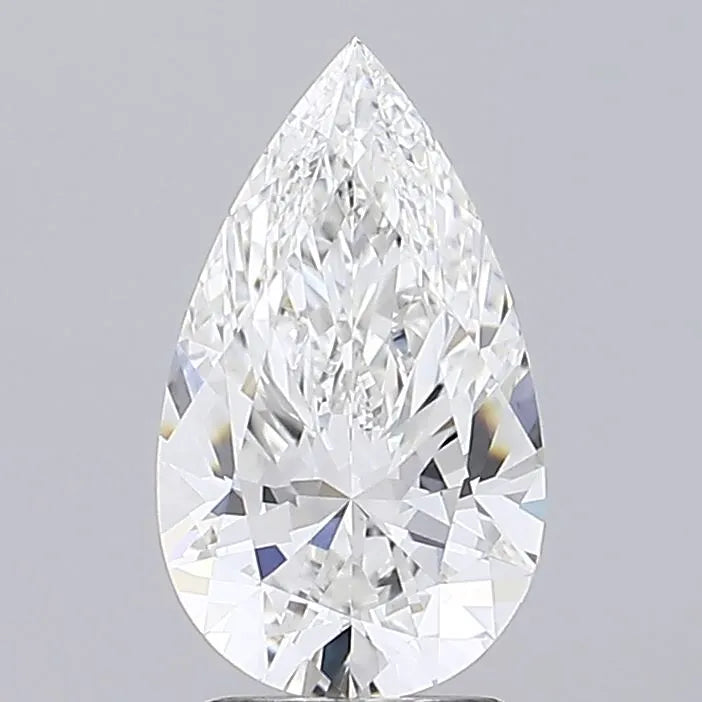 2.53ct Pear Lab Grown Diamond (Colour E, Clarity VVS2, IGI Certified)