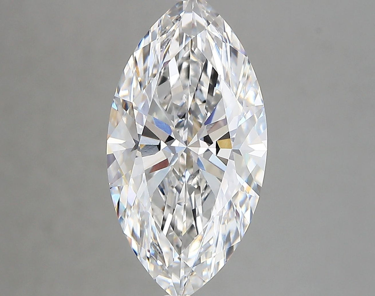 Lab-Grown Marquise Diamond - 3.51 Carats, E Color, VVS2 Clarity - Certified by IGI - Report Number: LG677563280