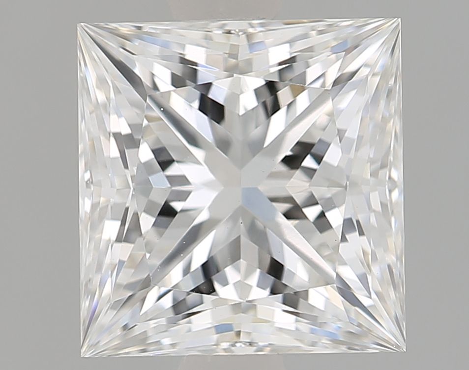 Lab-Grown Princess Diamond - 2.03 Carats, F Color, VVS2 Clarity - Certified by IGI - Report Number: LG631450156