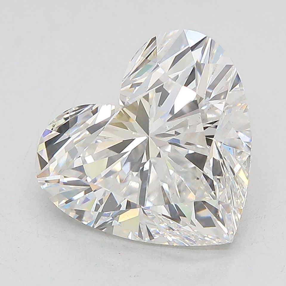 Lab-Grown Heart Diamond - 4.54 Carats, F Color, VS1 Clarity - Certified by IGI - Report Number: LG617457730