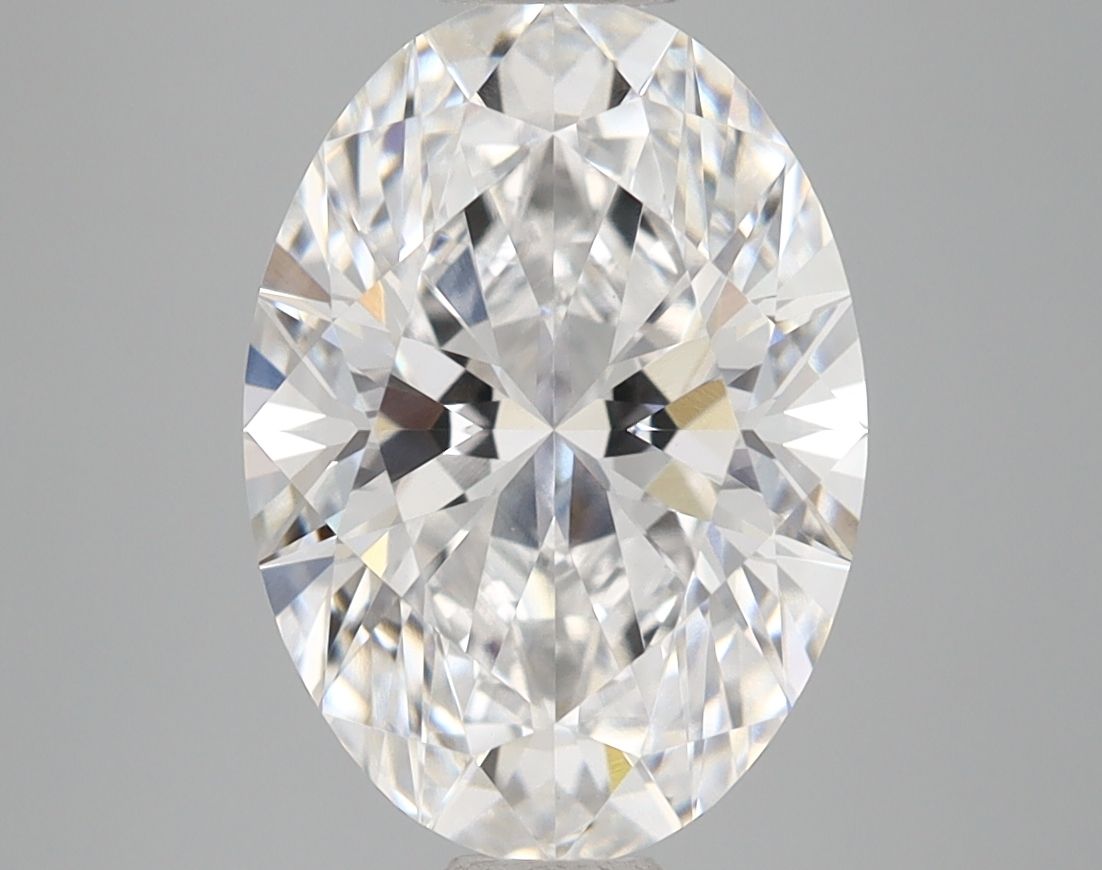 Lab-Grown Oval Diamond - 3.57 Carats, D Color, VVS2 Clarity - Certified by IGI - Report Number: LG689543096