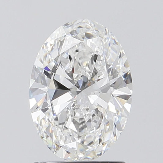 Lab-Grown Oval Diamond - 1.5 Carats, E Color, VVS2 Clarity - Certified by IGI - Report Number: LG691579716