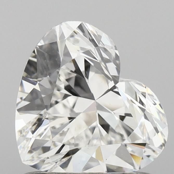 Lab-Grown Heart Diamond - 0.95 Carats, F Color, VS1 Clarity - Certified by IGI - Report Number: LG679506285