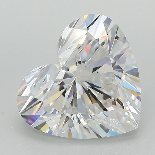 Lab-Grown Heart Diamond - 3.58 Carats, E Color, VVS2 Clarity - Certified by GIA - Report Number: 7472574146