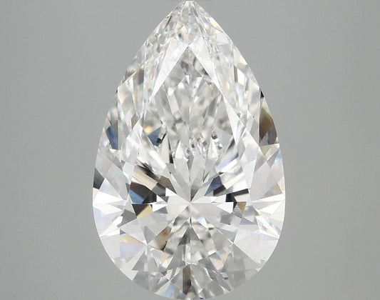 Lab-Grown Pear Diamond - 4.71 Carats, F Color, VS2 Clarity - Certified by IGI - Report Number: LG694512267