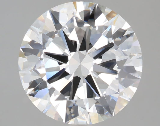 Lab-Grown Round Diamond - 4.7 Carats, F Color, VS1 Clarity - Certified by IGI - Report Number: LG674559267