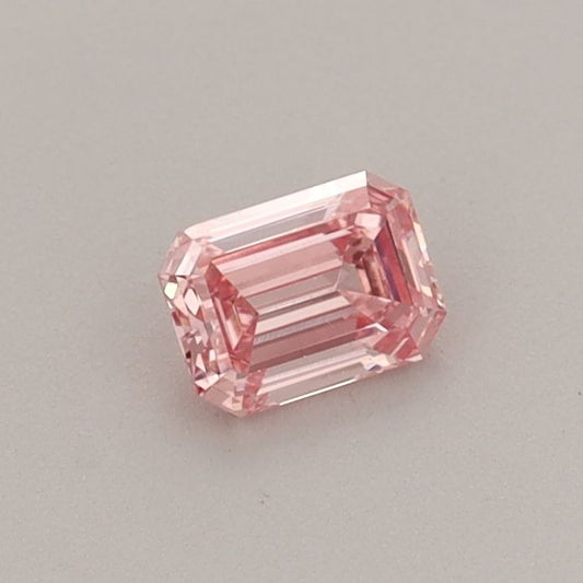 Emerald 0.26ct Fancy Vivid Pink VVS2 - Cut • IGI • LG784680338