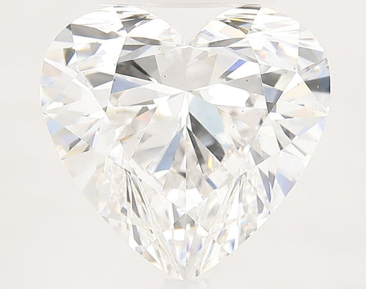 Lab-Grown Heart Diamond - 6.09 Carats, F Color, VS2 Clarity - Certified by IGI - Report Number: LG608360166