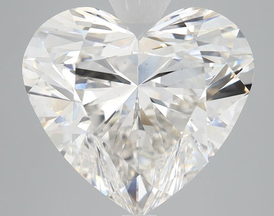 Lab-Grown Heart Diamond - 6.43 Carats, F Color, VS1 Clarity - Certified by IGI - Report Number: LG598314390