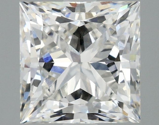Lab-Grown Princess Diamond - 2.53 Carats, F Color, VVS2 Clarity - Certified by IGI - Report Number: LG647422956