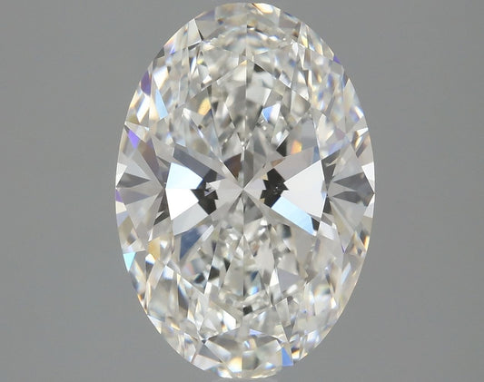 Lab-Grown Oval Diamond - 2.98 Carats, F Color, VVS2 Clarity - Certified by IGI - Report Number: LG629472906