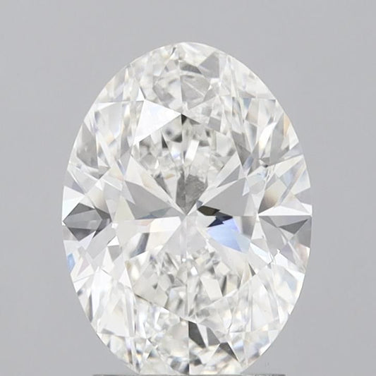 Lab-Grown Oval Diamond - 2.49 Carats, F Color, VS1 Clarity - Certified by IGI - Report Number: LG717575124