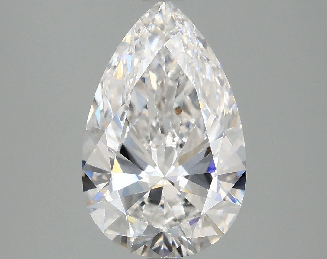 Lab-Grown Pear Diamond - 2.98 Carats, E Color, VVS2 Clarity - Certified by IGI - Report Number: LG685579934