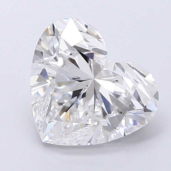 Lab-Grown Heart Diamond - 3.51 Carats, E Color, VS1 Clarity - Certified by IGI - Report Number: LG670447559