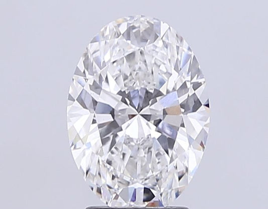 Lab-Grown Oval Diamond - 3.0 Carats, E Color, VS1 Clarity - Certified by IGI - Report Number: LG710515987