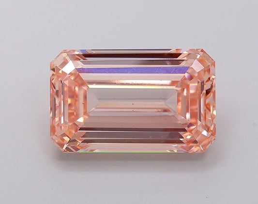 Lab-Grown Emerald Diamond - 7.8 Carats, Fancy Intense Pink Pink Color, VS1 Clarity - Certified by IGI - Report Number: 631463245