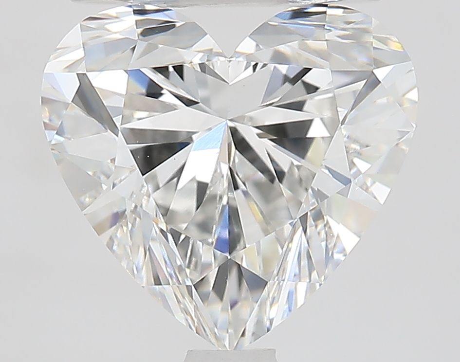 Lab-Grown Heart Diamond - 2.45 Carats, F Color, VVS2 Clarity - Certified by IGI - Report Number: LG641482588