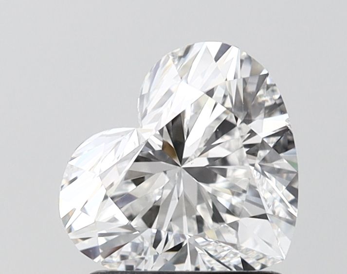 Lab-Grown Heart Diamond - 1.51 Carats, E Color, VS2 Clarity - Certified by IGI - Report Number: LG688519334