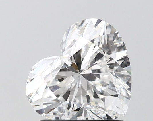 Lab-Grown Heart Diamond - 1.51 Carats, E Color, VS2 Clarity - Certified by IGI - Report Number: LG688519334