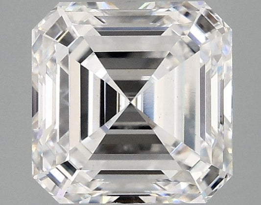 Lab-Grown Asscher Diamond - 2.57 Carats, D Color, VS2 Clarity - Certified by IGI - Report Number: LG680541045