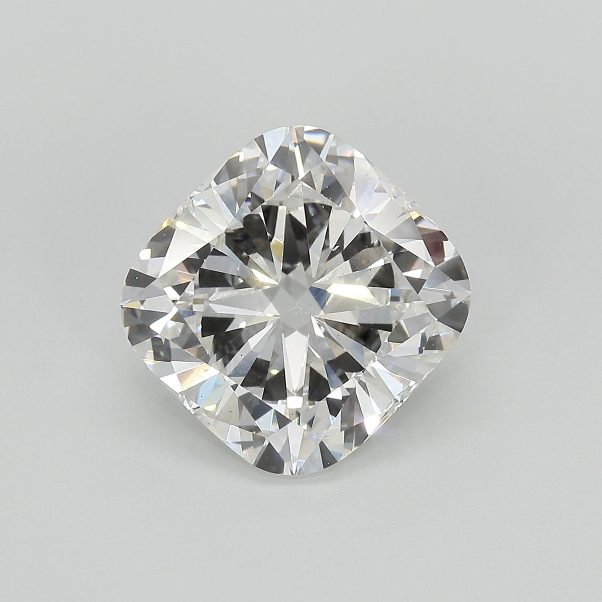 Lab-Grown Cushion Diamond - 6.01 Carats, F Color, VS2 Clarity - Certified by IGI - Report Number: LG642474411