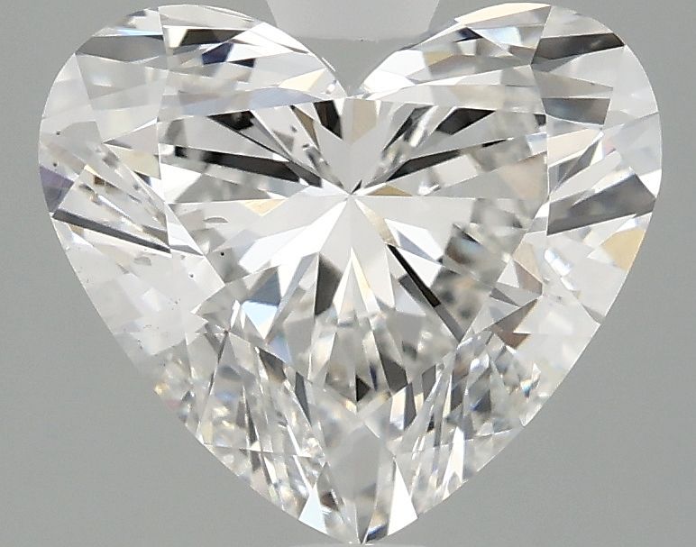 Lab-Grown Heart Diamond - 2.96 Carats, F Color, VS2 Clarity - Certified by IGI - Report Number: LG691544411