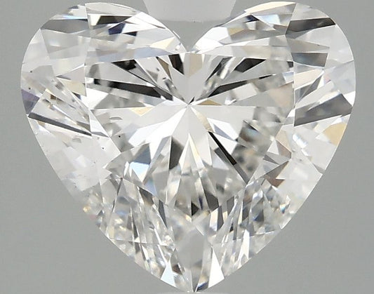 Lab-Grown Heart Diamond - 2.96 Carats, F Color, VS2 Clarity - Certified by IGI - Report Number: LG691544411