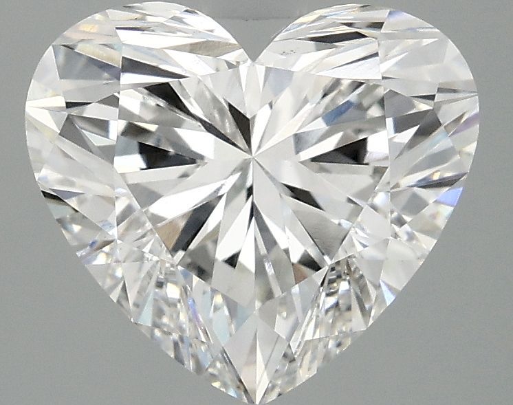 Lab-Grown Heart Diamond - 2.95 Carats, E Color, VS2 Clarity - Certified by IGI - Report Number: LG712523678