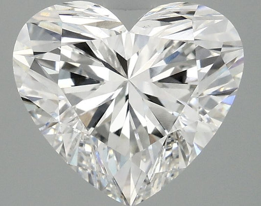 Lab-Grown Heart Diamond - 2.95 Carats, E Color, VS2 Clarity - Certified by IGI - Report Number: LG712523678
